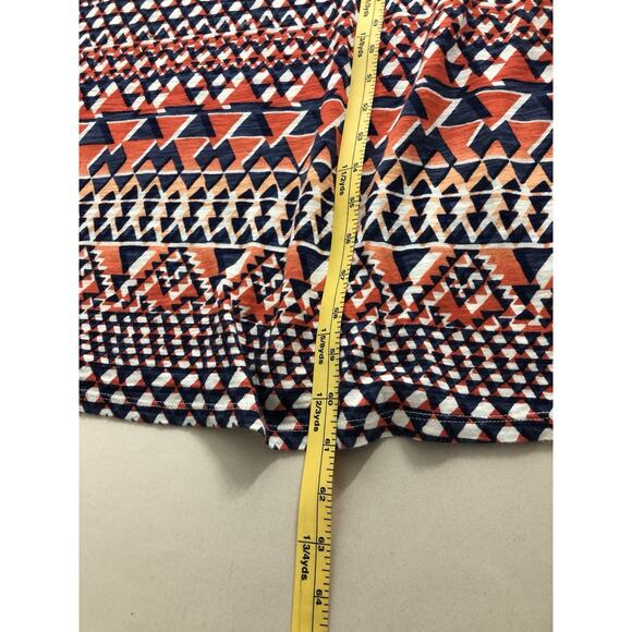 Lucky Brand Women M Maxi Dress Sleeveless Crochet Artsy Boho Geometric Pullover - Picture 8 of 8